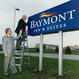 Steve Marcus with Baymont Signage